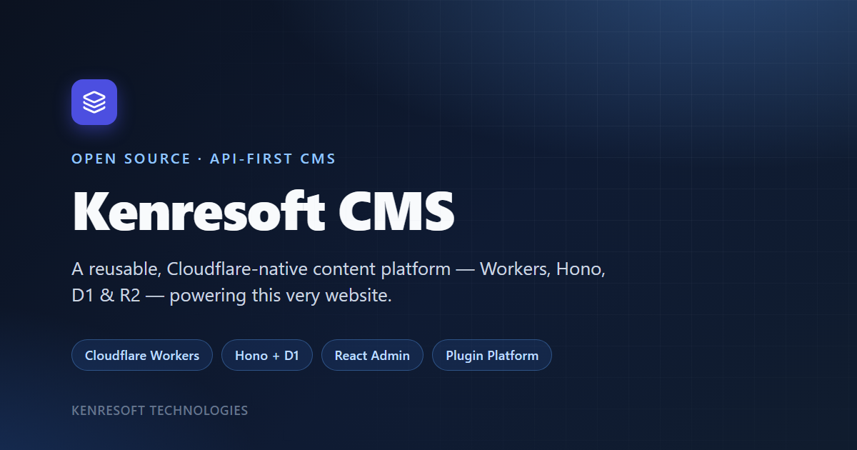 Kenresoft CMS